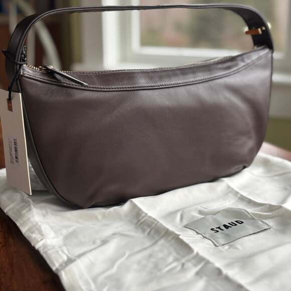 STAUD Handbags - STAUD - Demy Leather Convertible Shoulder Bag - NWT - Retail $325